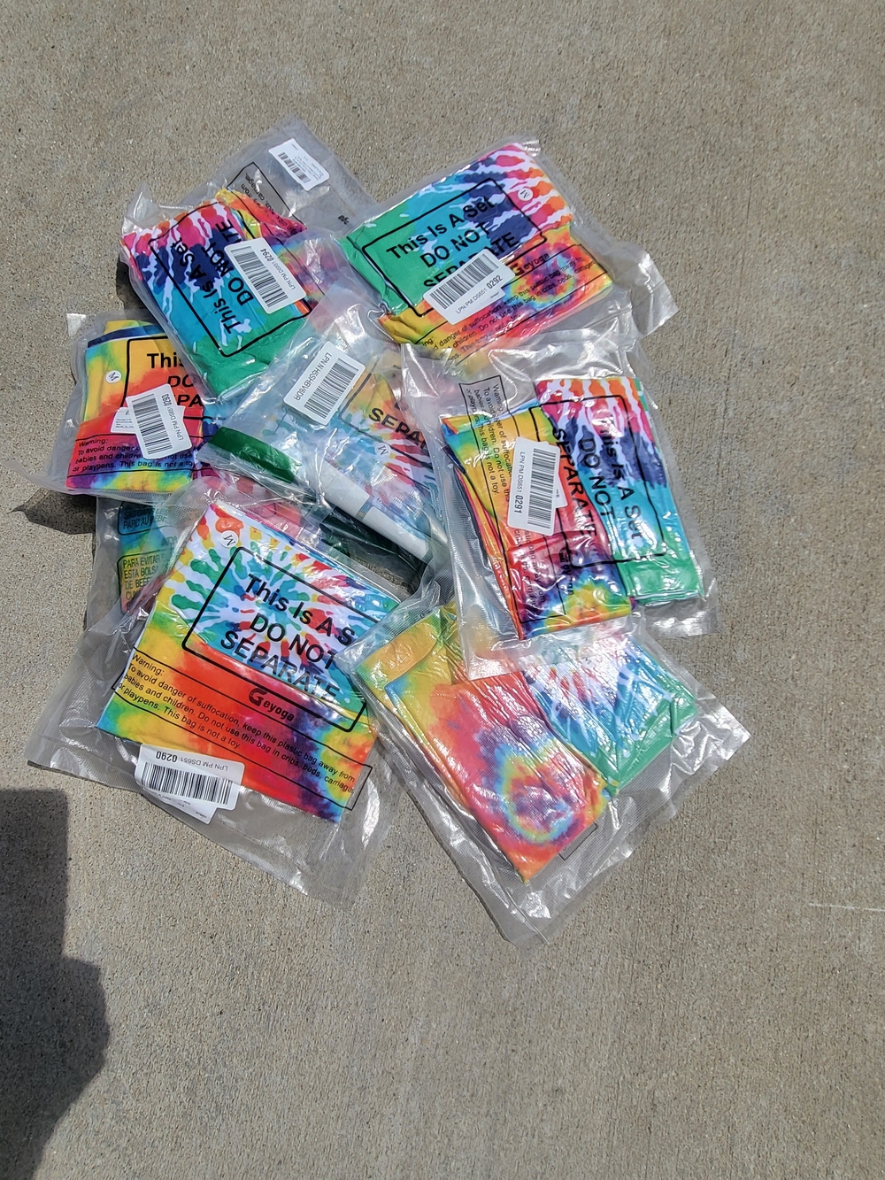 Tie-Dye Compression Socks - Multicolor